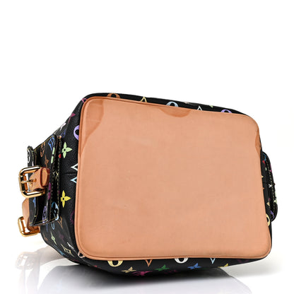 Louis Vuitton Monogram Multicolor Petit Noe Black 4 of 8