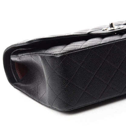 Chanel Caviar Quilted Jumbo Double Flap Black 6 of 11