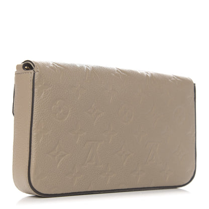 Louis Vuitton Empreinte Pochette Felicie Chain Wallet Tourterelle 3 of 8