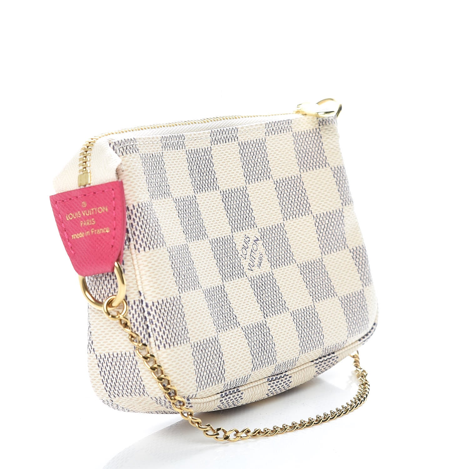 Louis Vuitton Damier Azur 2017 Christmas Animation Mini Pochette Accessories 3 of 7