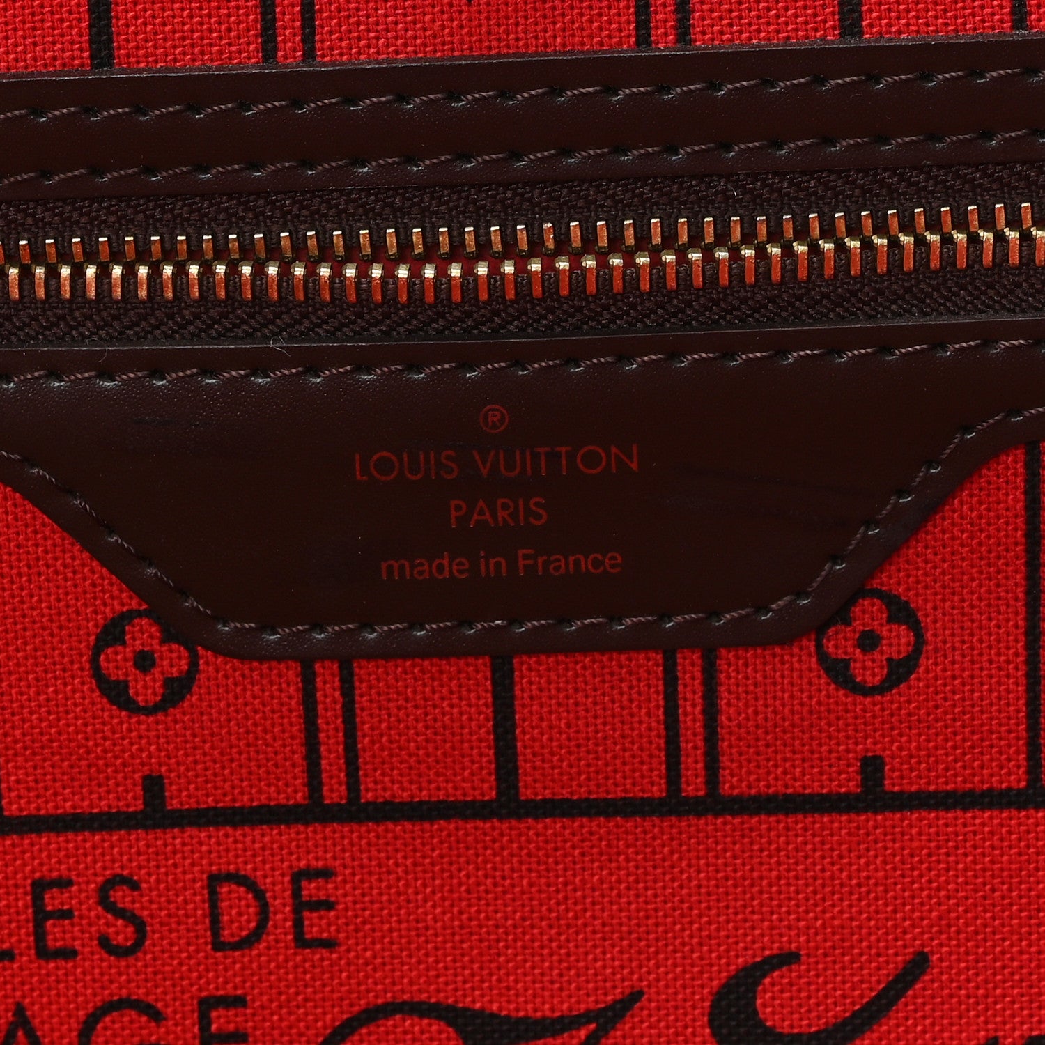Louis Vuitton Damier Ebene Neverfull GM 6 of 10