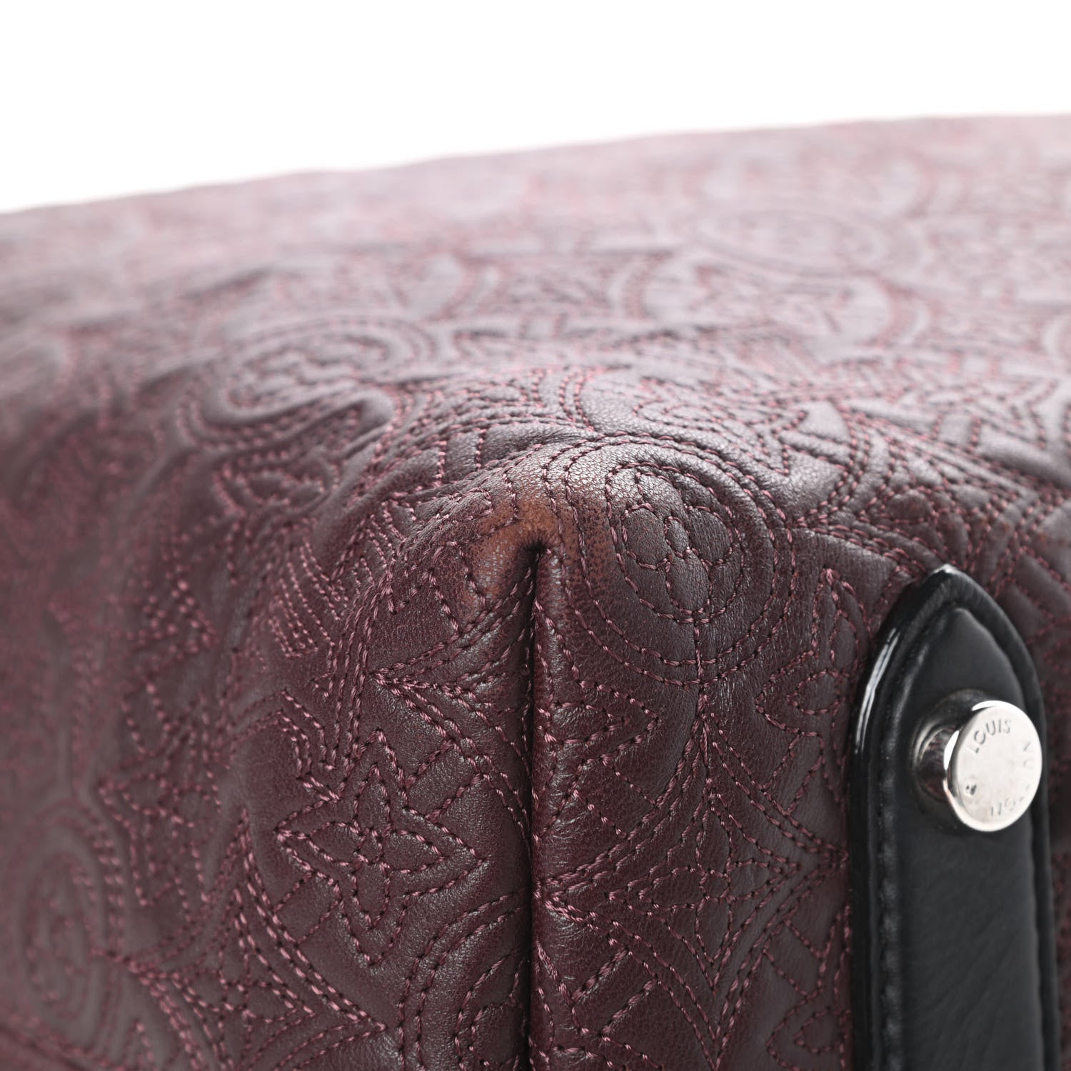 Louis Vuitton Monogram Lambskin Antheia Hobo PM Chocolat 9 of 12