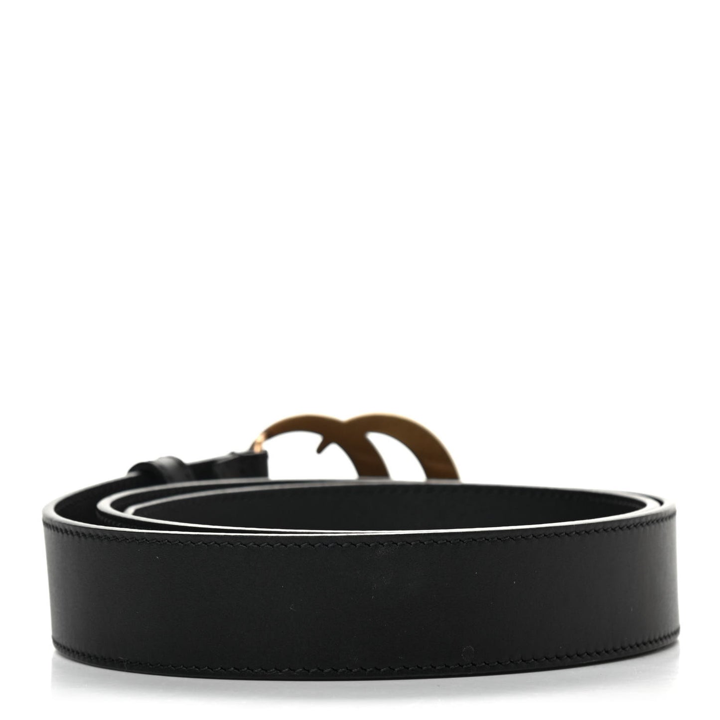 Calfskin Double G 30mm Belt 80 32 Black