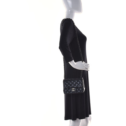 Chanel Lambskin Quilted Mini Square Flap So Black 3 of 10