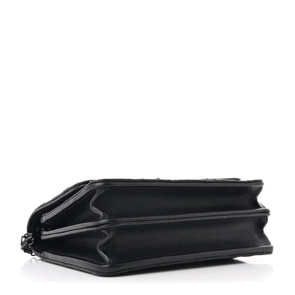 Chanel Aged Calfskin Quilted Mini Reissue Wallet On Chain WOC So Black 4 of 14