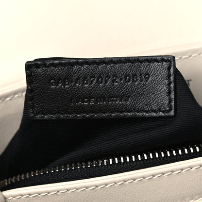 Saint Laurent Calfskin Y Quilted Monogram Toy Loulou Crossbody Bag Crema Soft 8 of 14