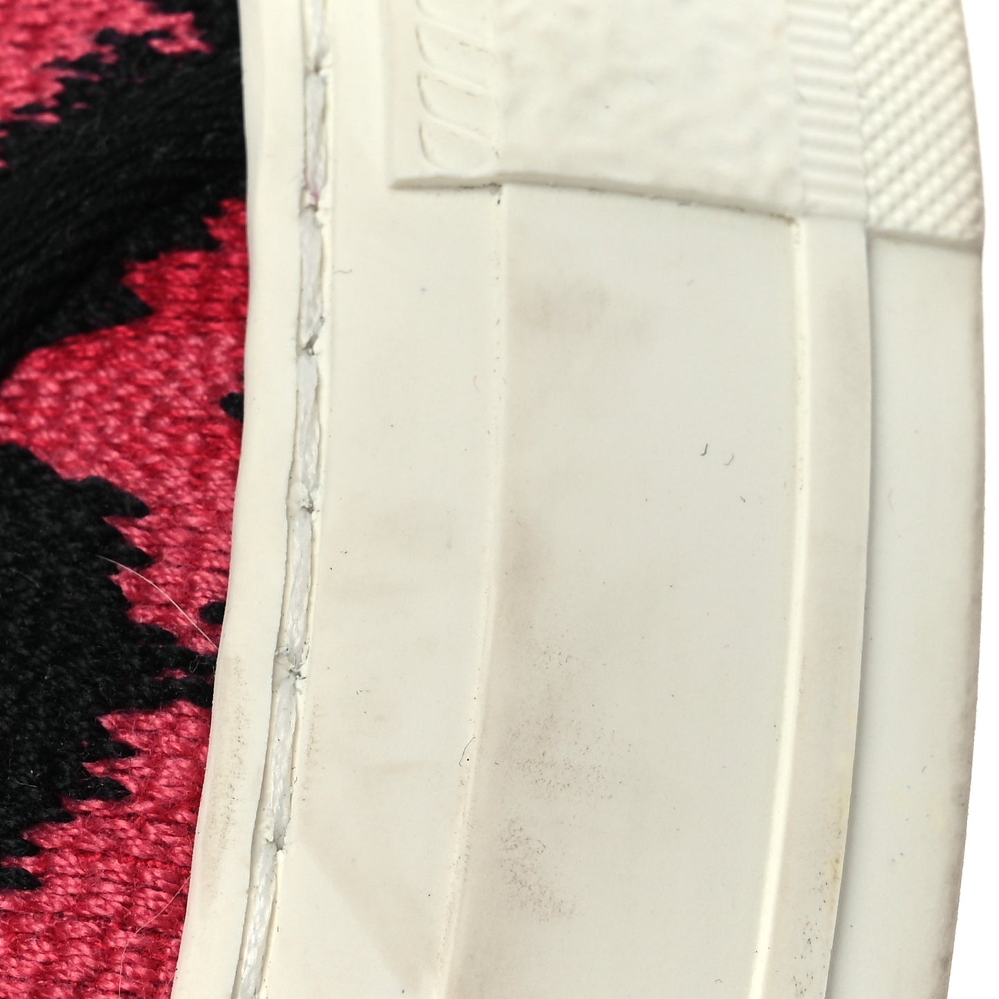 Canvas Leopard Embroidered Womens Walk N Dior Low Top Sneakers 37.5 Framboise