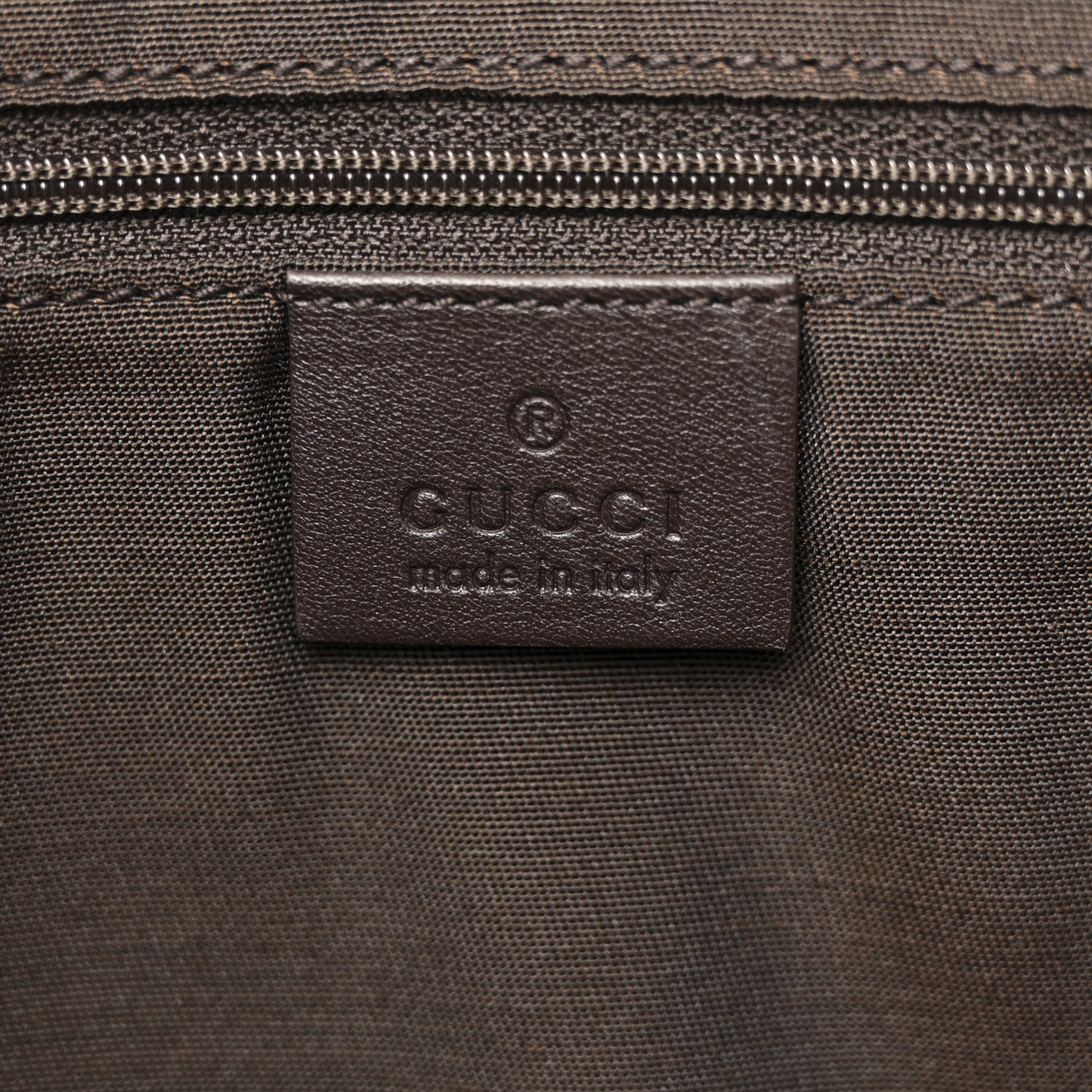 GG Supreme Monogram Medium Joy Tote Dark Brown