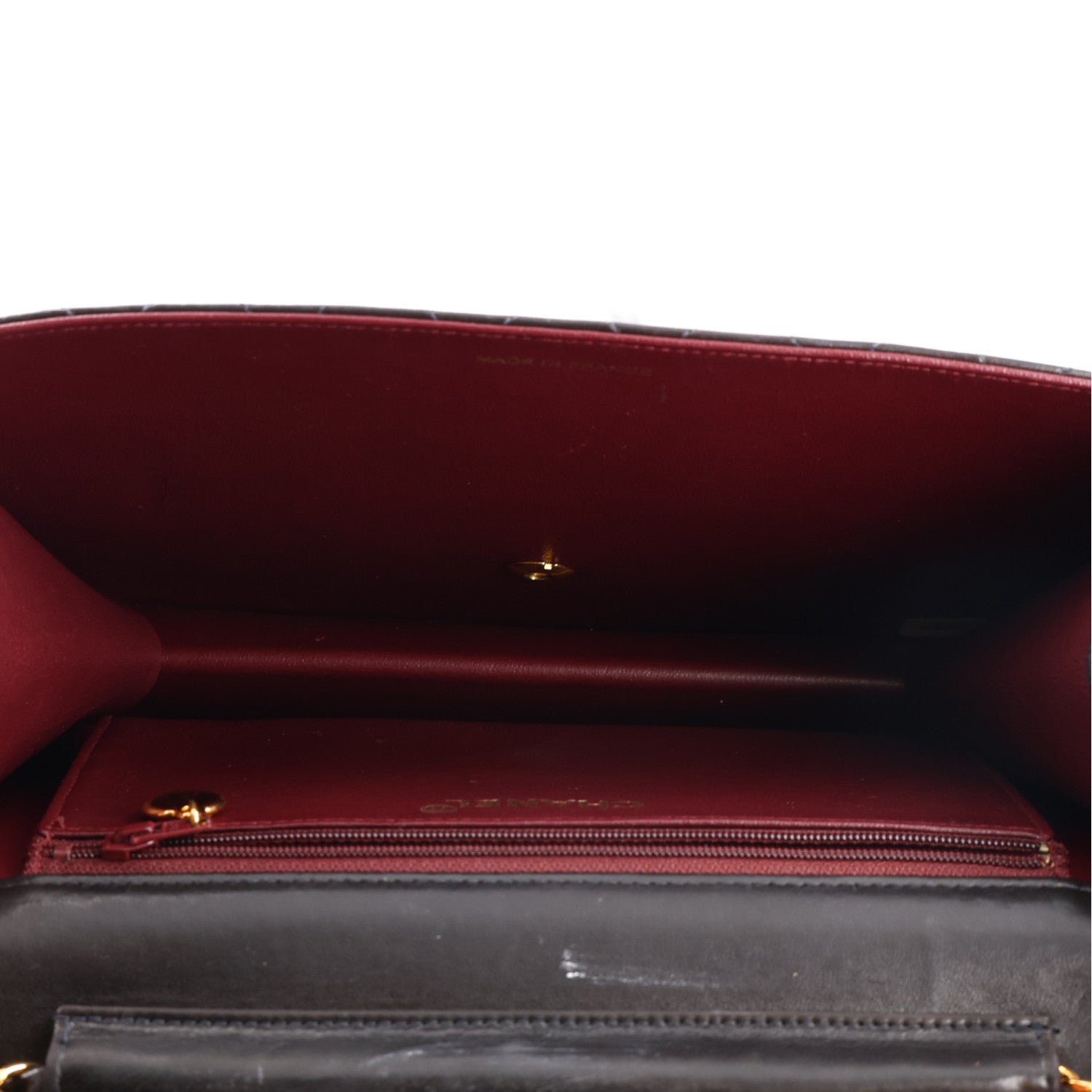 Chanel Lambskin Medium Double Flap Dark Brown 5 of 11