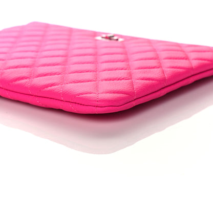 Chanel Goatskin Quilted Medium 2.55 Reissue Cosmetic Case Fluorescent Pink 9 of 10