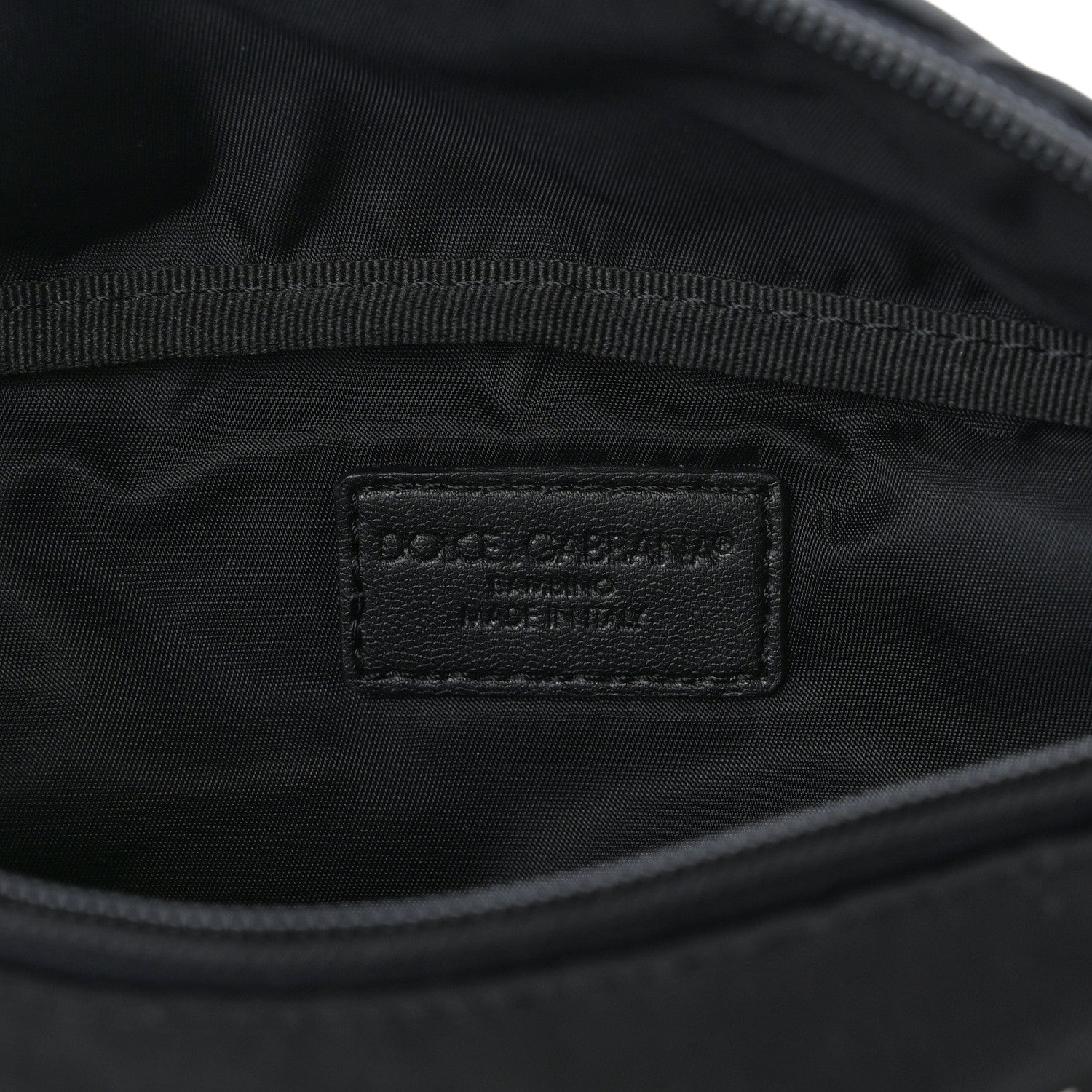 Dolce & Gabbana DOLCE GABBANA Nylon Logo Belt Bag Black 6 of 8