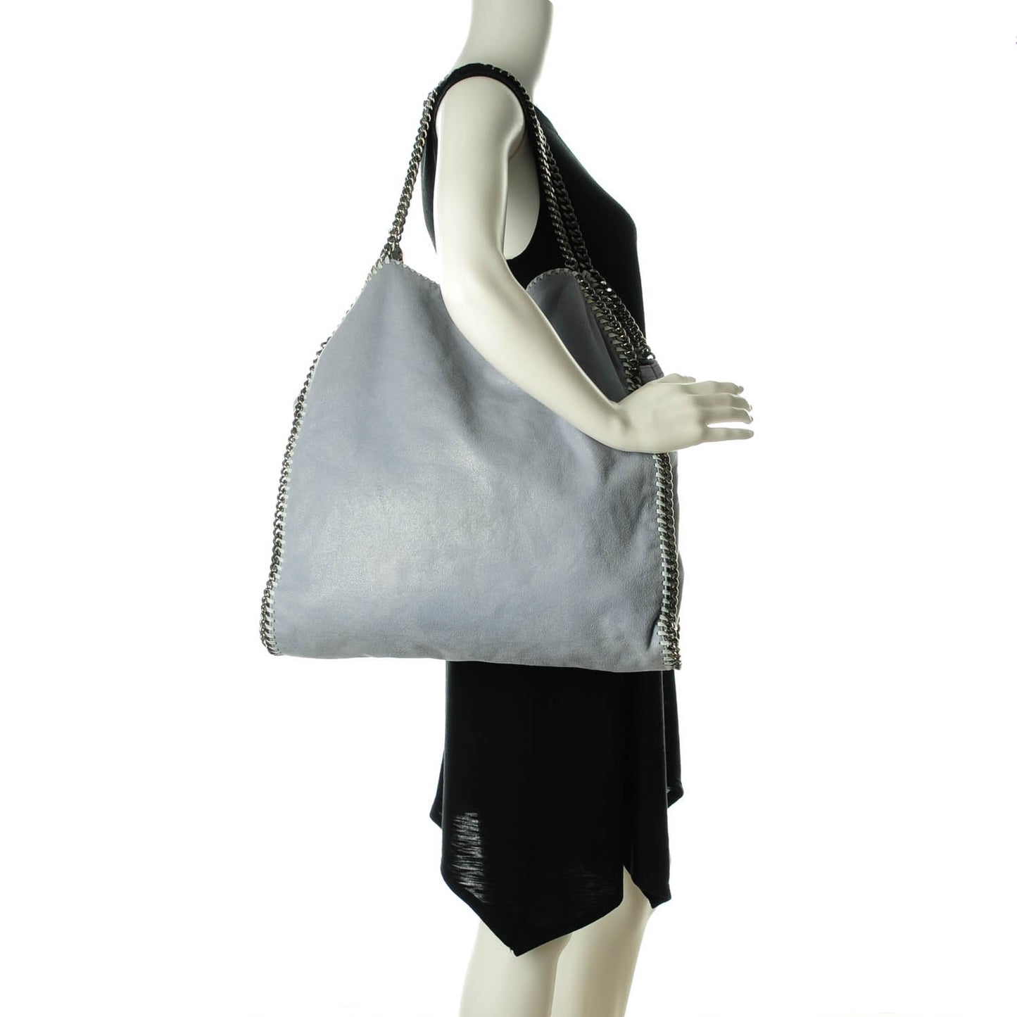 Shaggy Deer Big Falabella Tote Ice Blue