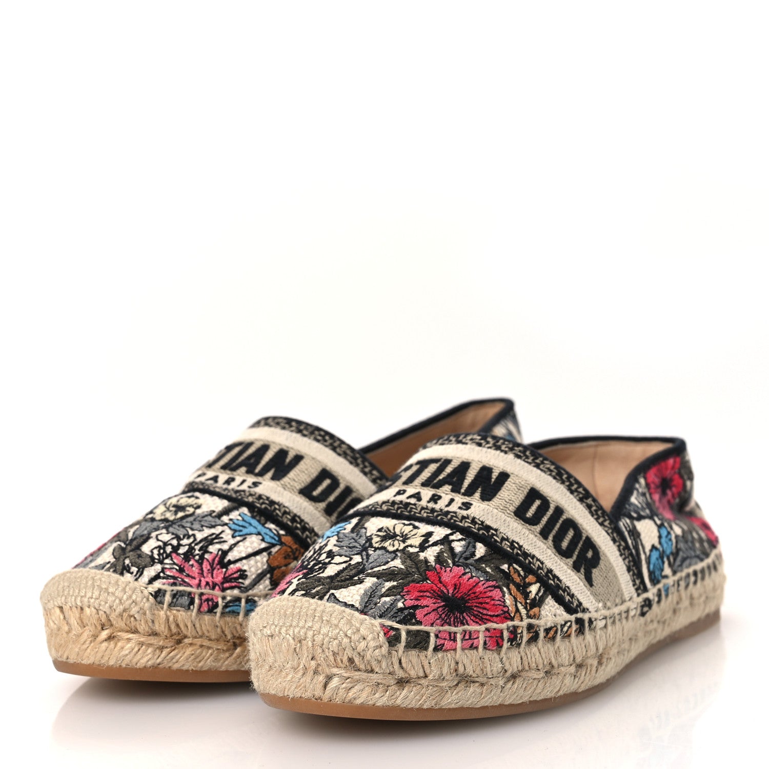 Christian Dior Canvas Mille Fleurs Embroidered Granville