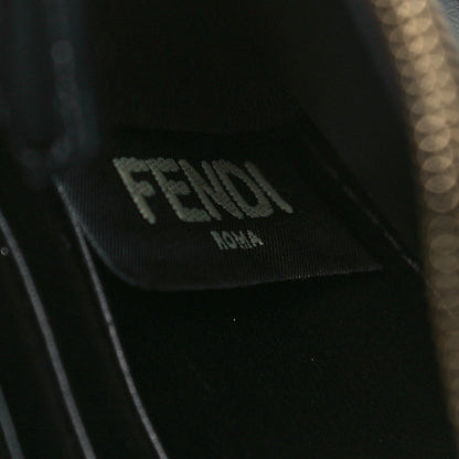 Fendi Vitello Liberty Lucido F is Fendi Medium Envelope Wallet on Chain Black 7 of 7