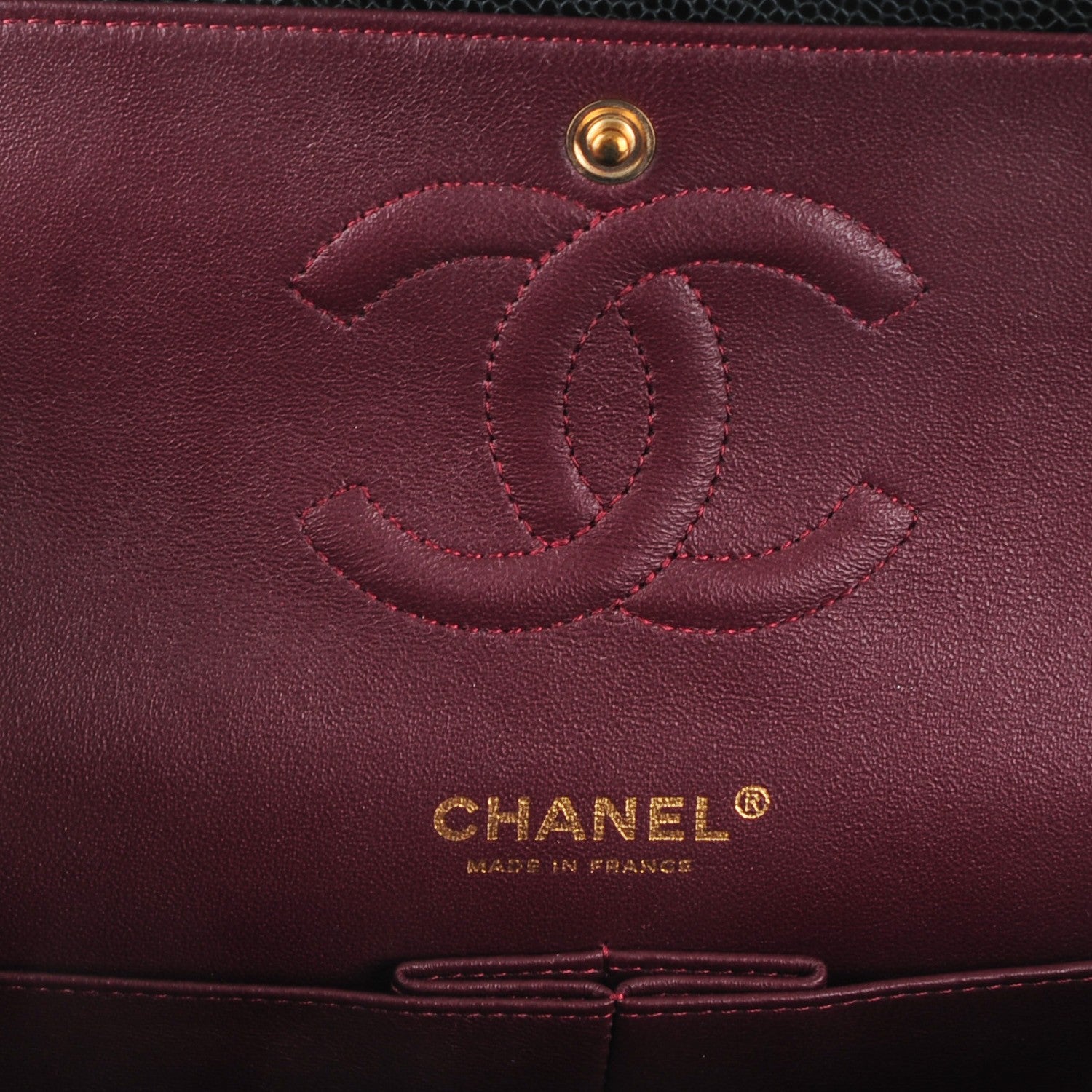 Chanel Caviar Quilted Medium Double Flap Black 7 of 8