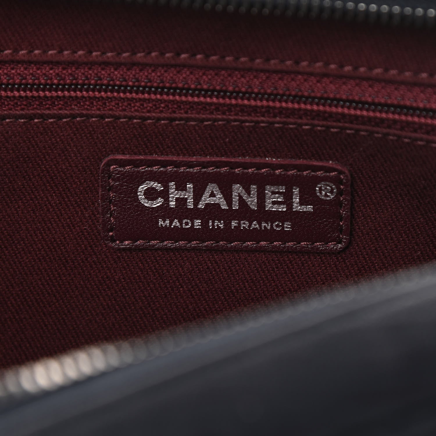 Chanel Sheepskin Quilted Medium Easy Flap Navy Blue 6 of 11