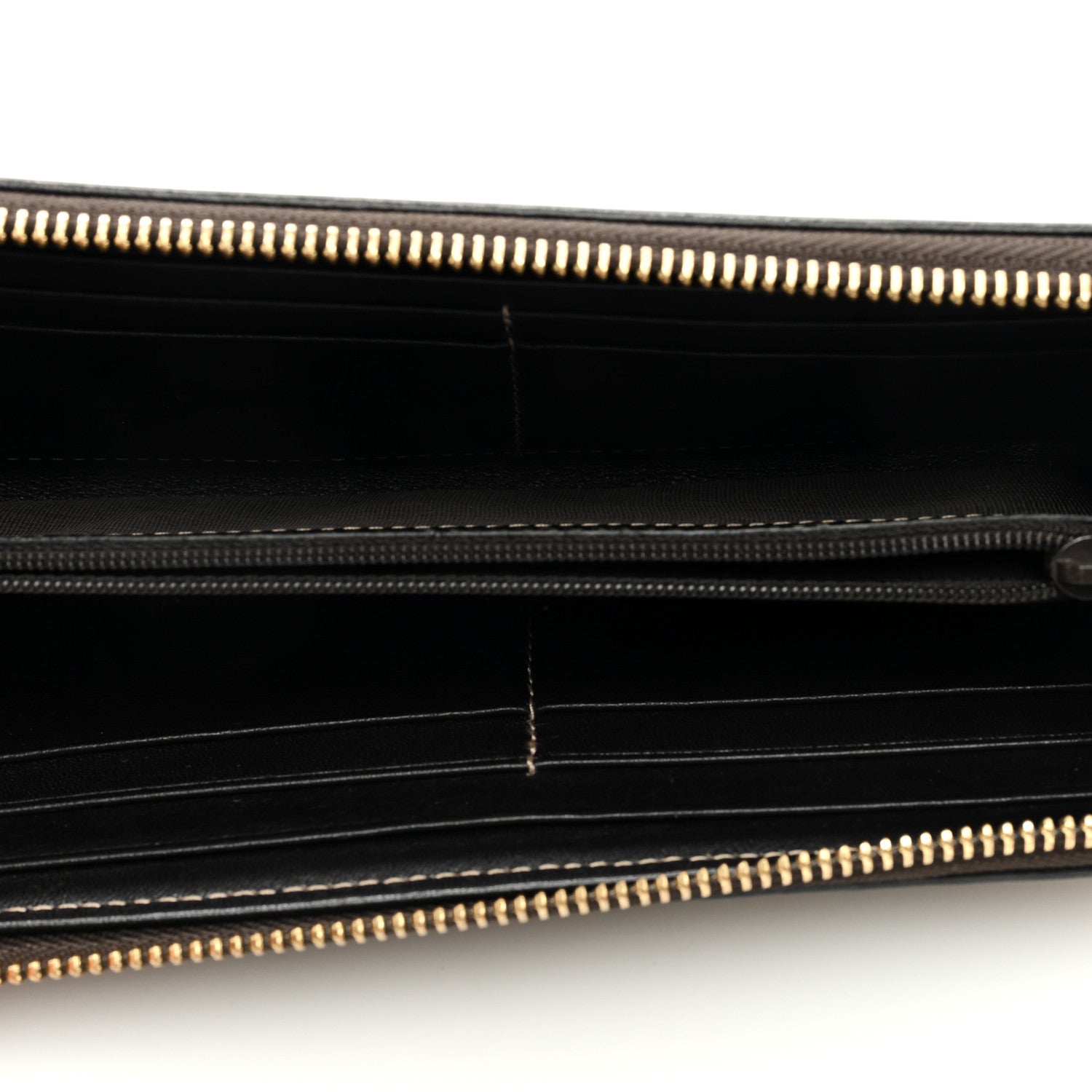 Gucci Metallic Monogram Zip Around Wallet Brown 5 of 6