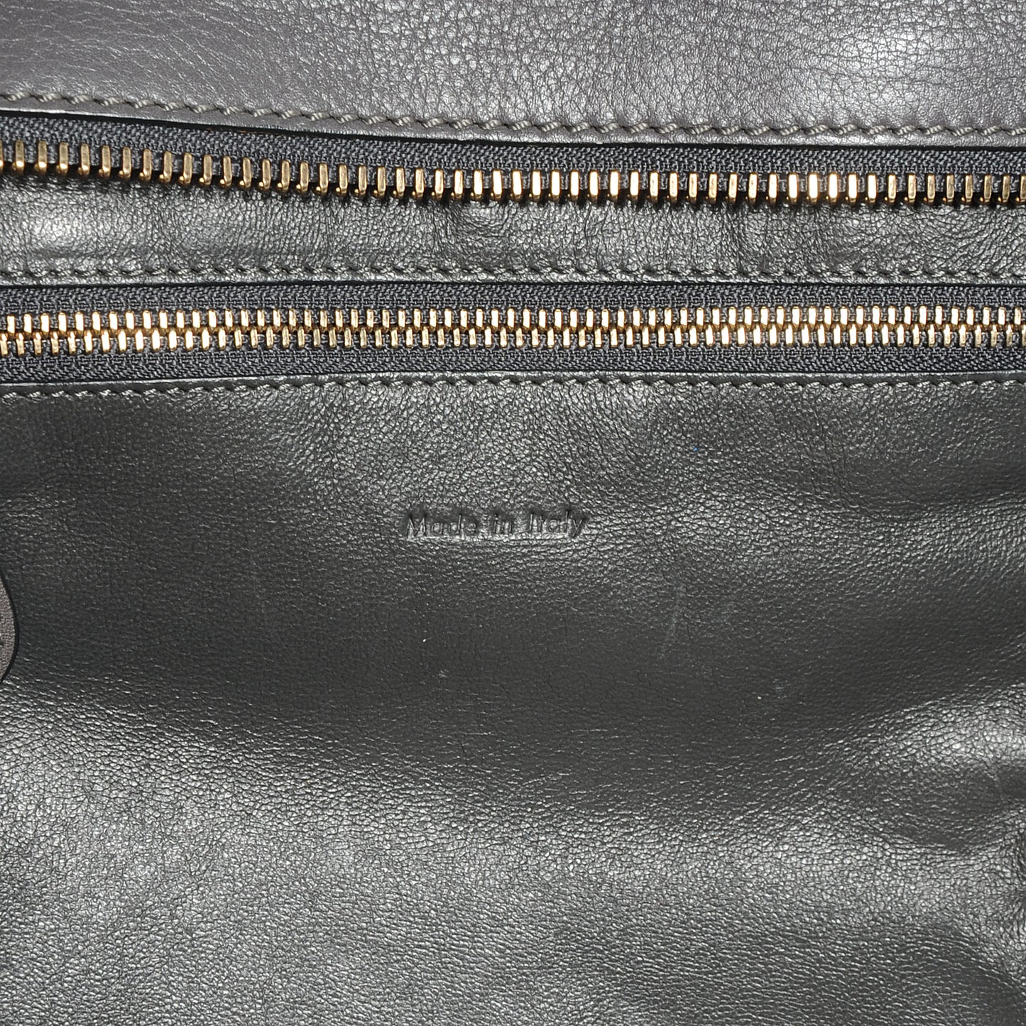 Calfskin Suede Mini Luggage Gray