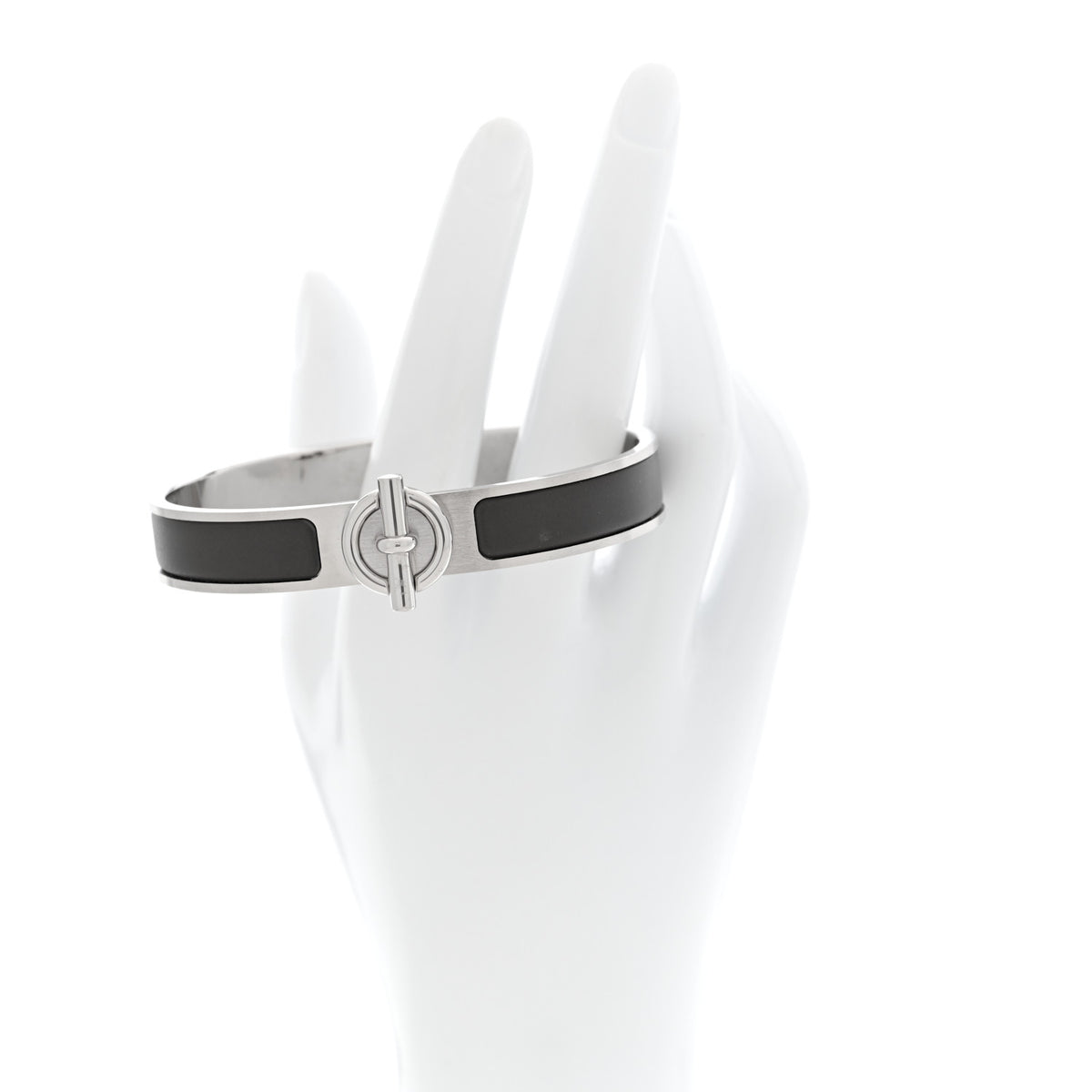 Hermes Matte Enamel Narrow Clic Glenan Bracelet T6 Etain 2 of 5