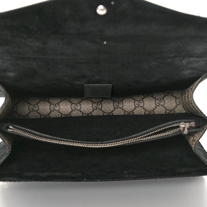 Gucci GG Supreme Monogram Crystal Small Dionysus Shoulder Bag Black 5 of 11