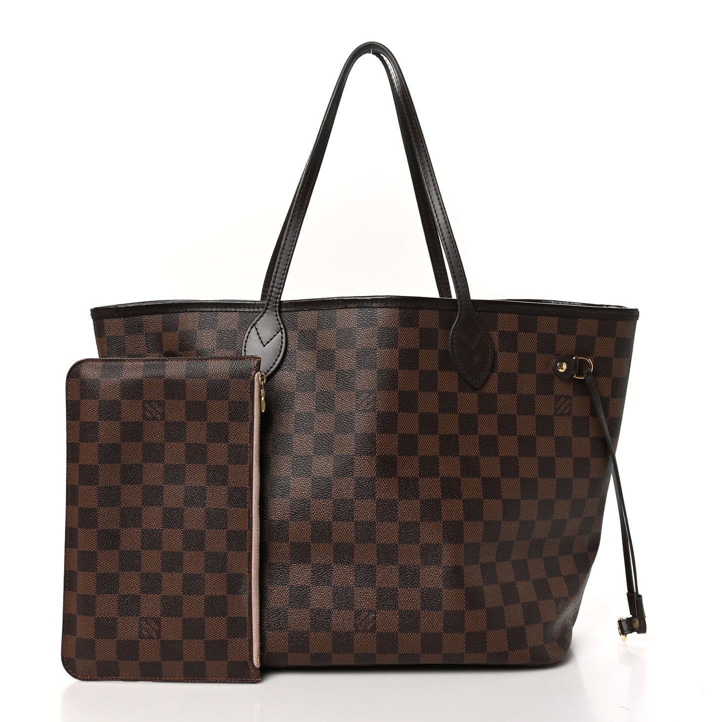 Damier Ebene Neo Neverfull MM Rose Ballerine