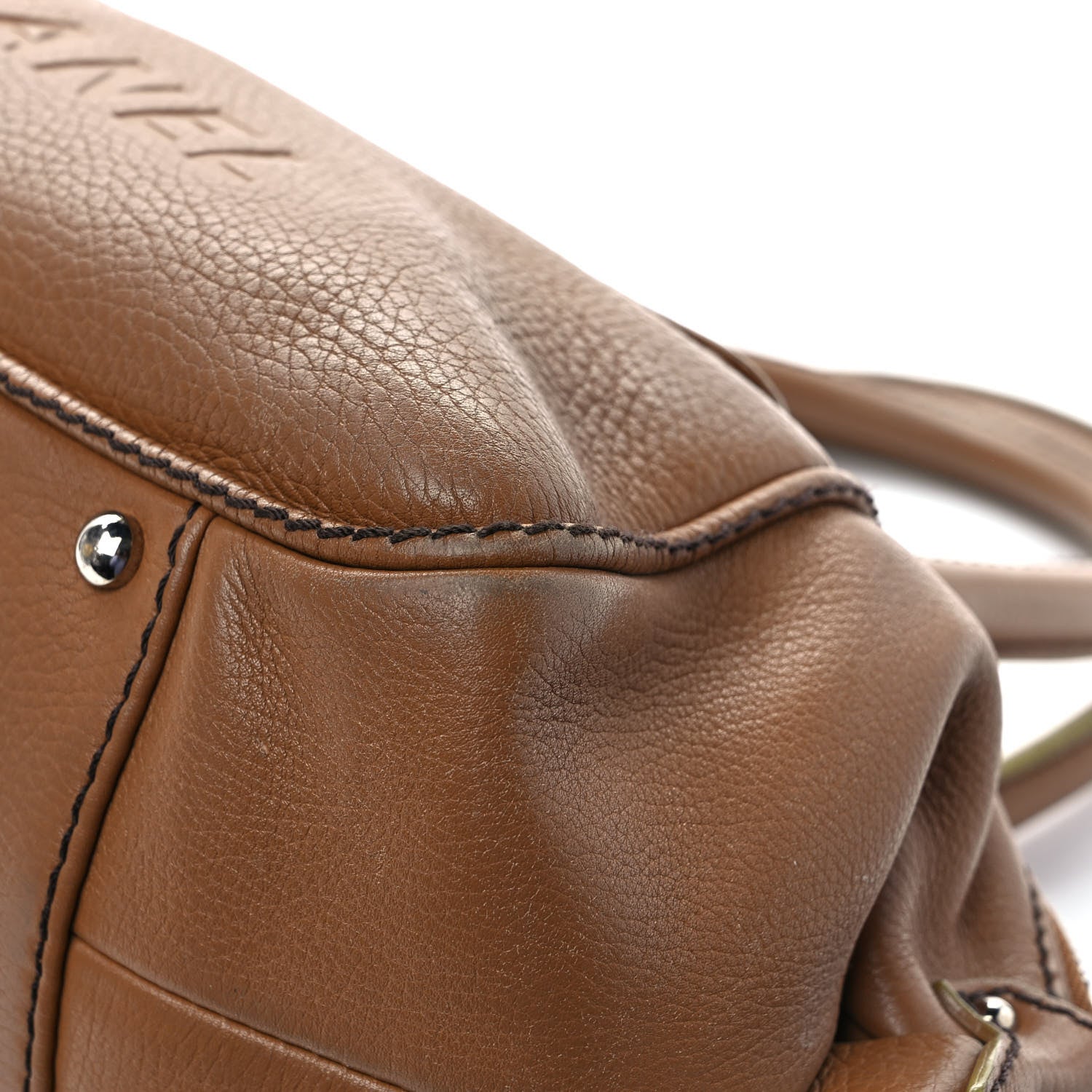 Chanel Calfskin Small Tassel Bowler Light Brown 10 of 13