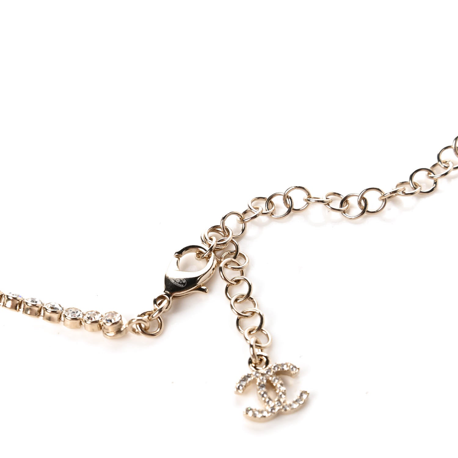 Chanel Crystal CC Chain Belt Gold 4 of 6