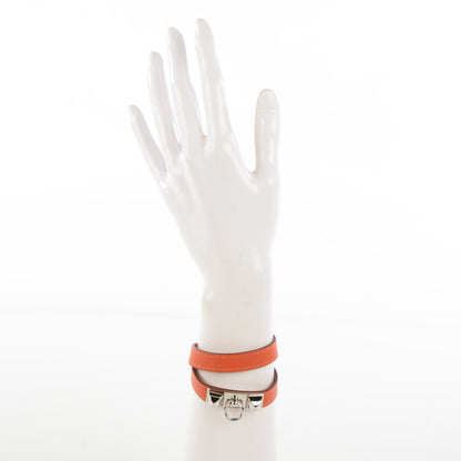 Hermes Epsom Micro Rivale Bracelet S Orange 2 of 7