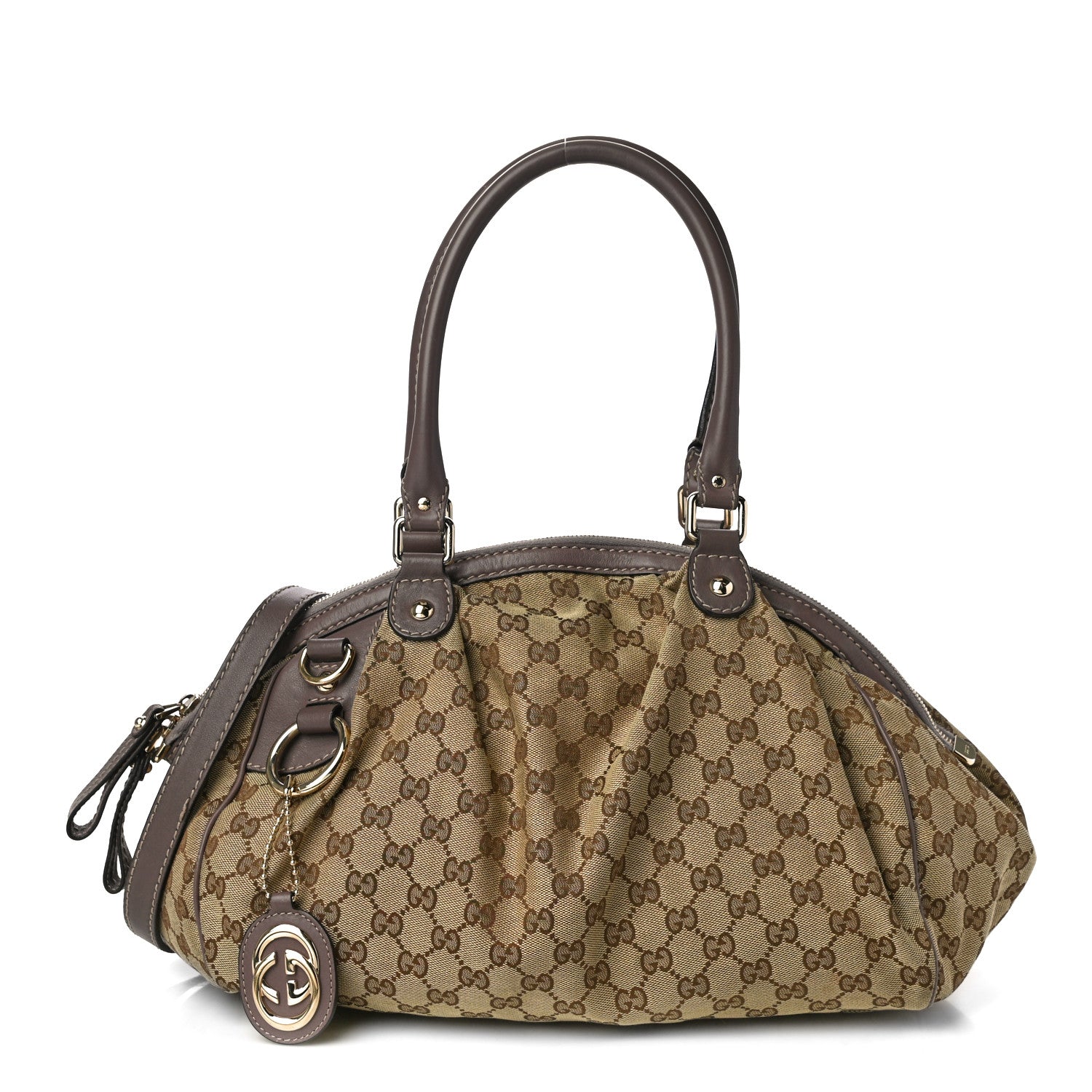 Gucci Monogram Medium Sukey Boston Bag Purple 1 of 17