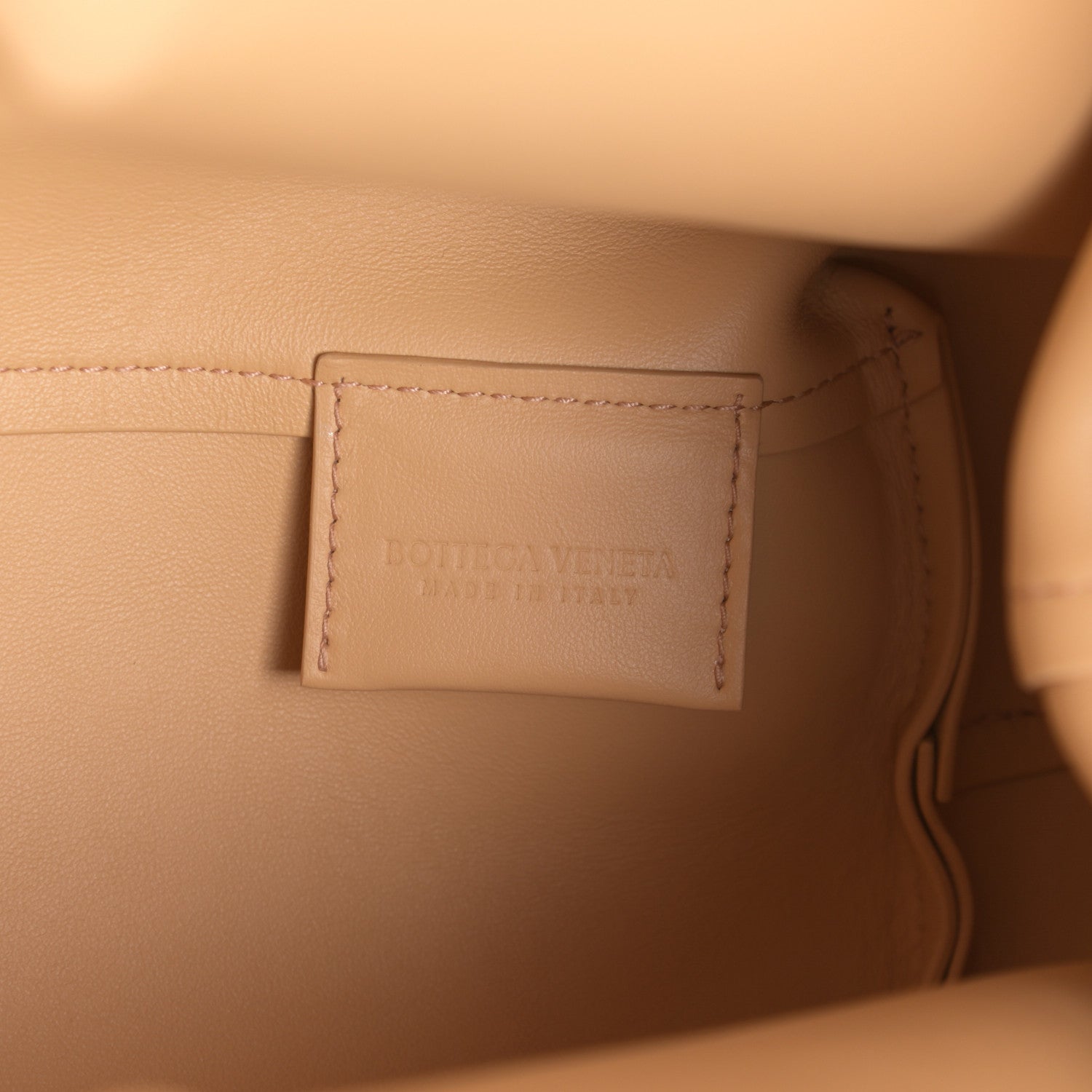 Bottega Veneta Calfskin Medium The Point Triangle Bag Almond 6 of 10