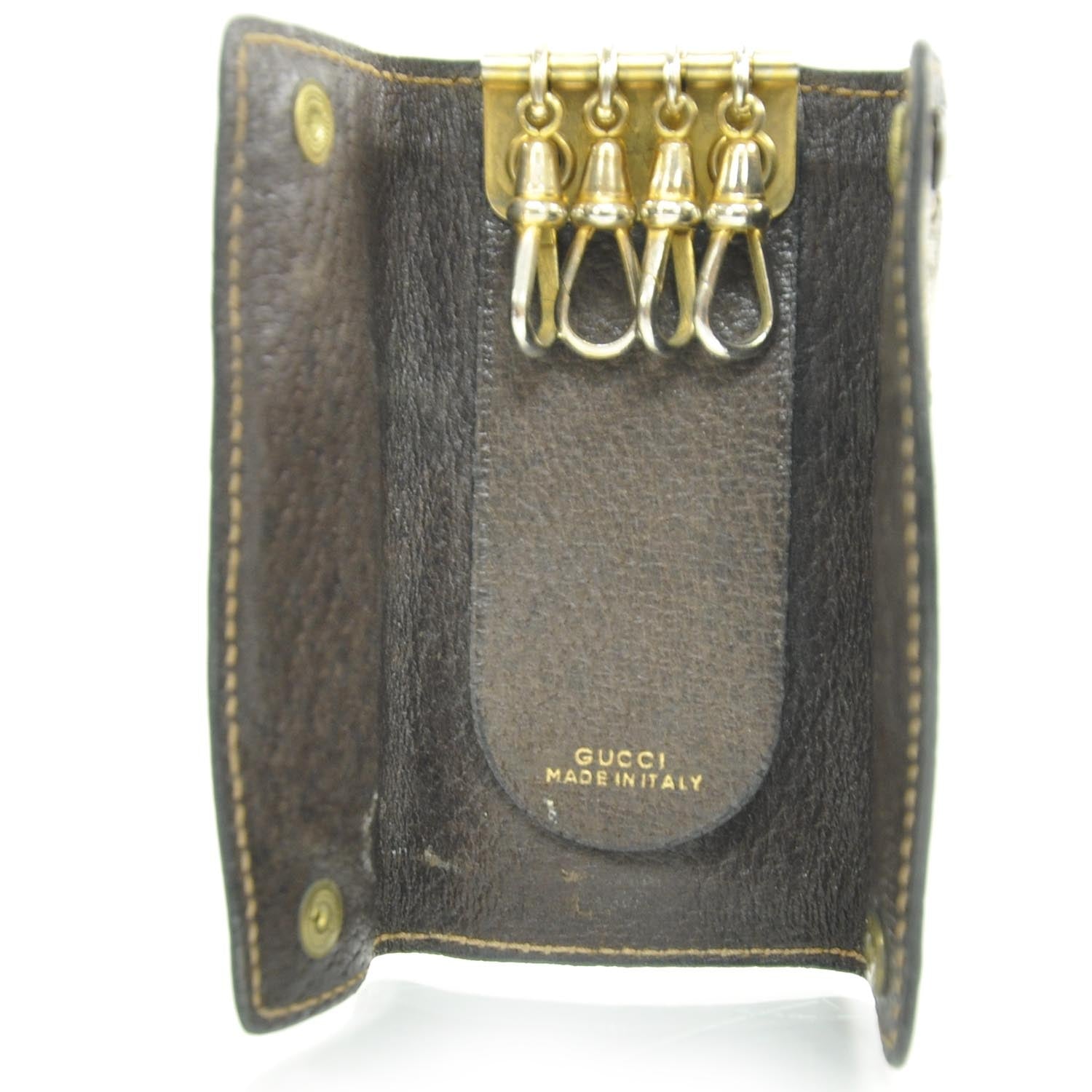 Gucci Monogram Web 4 Key Holder 6 of 6