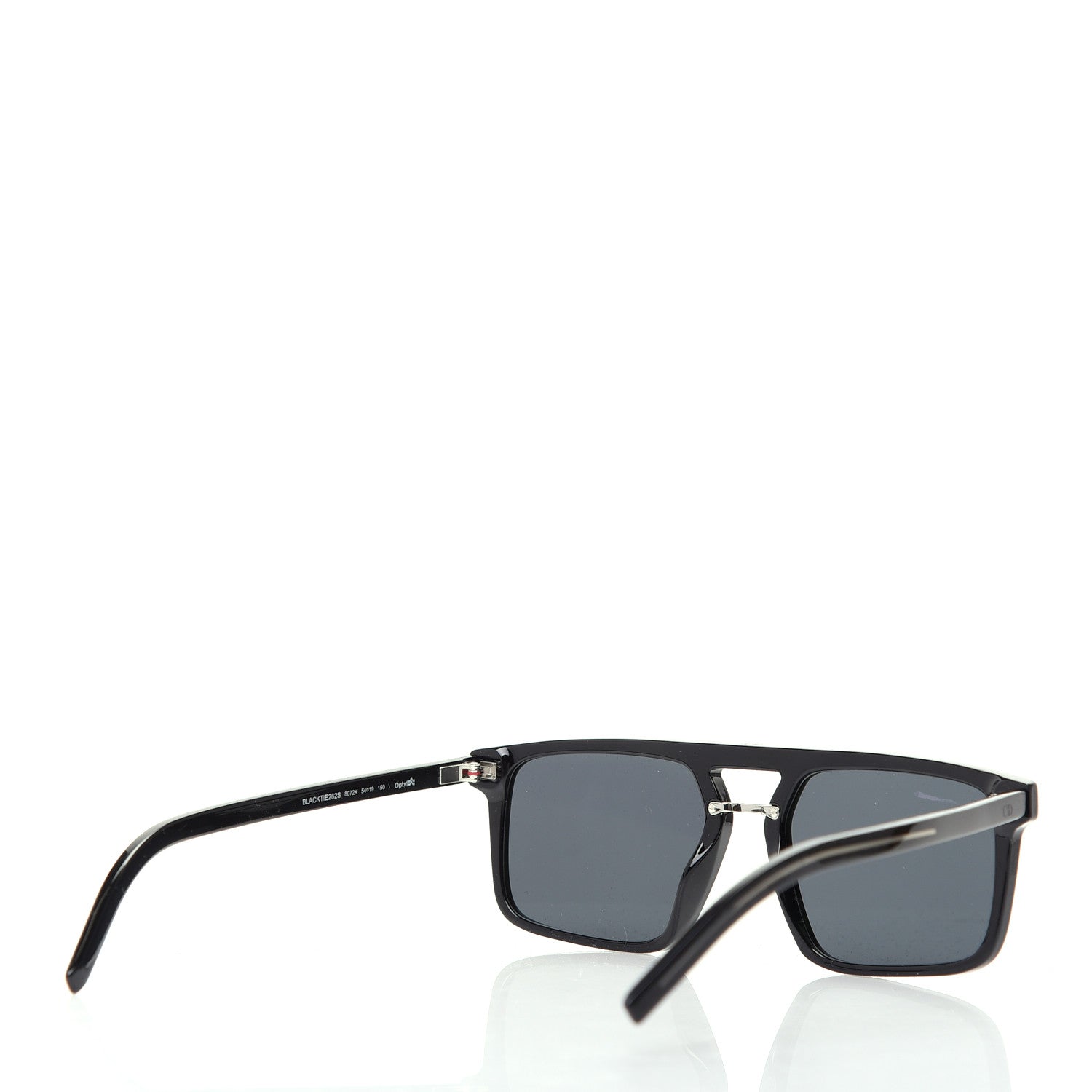 Christian Dior Acetate Black Tie Sunglasses 262S Black 4 of 7