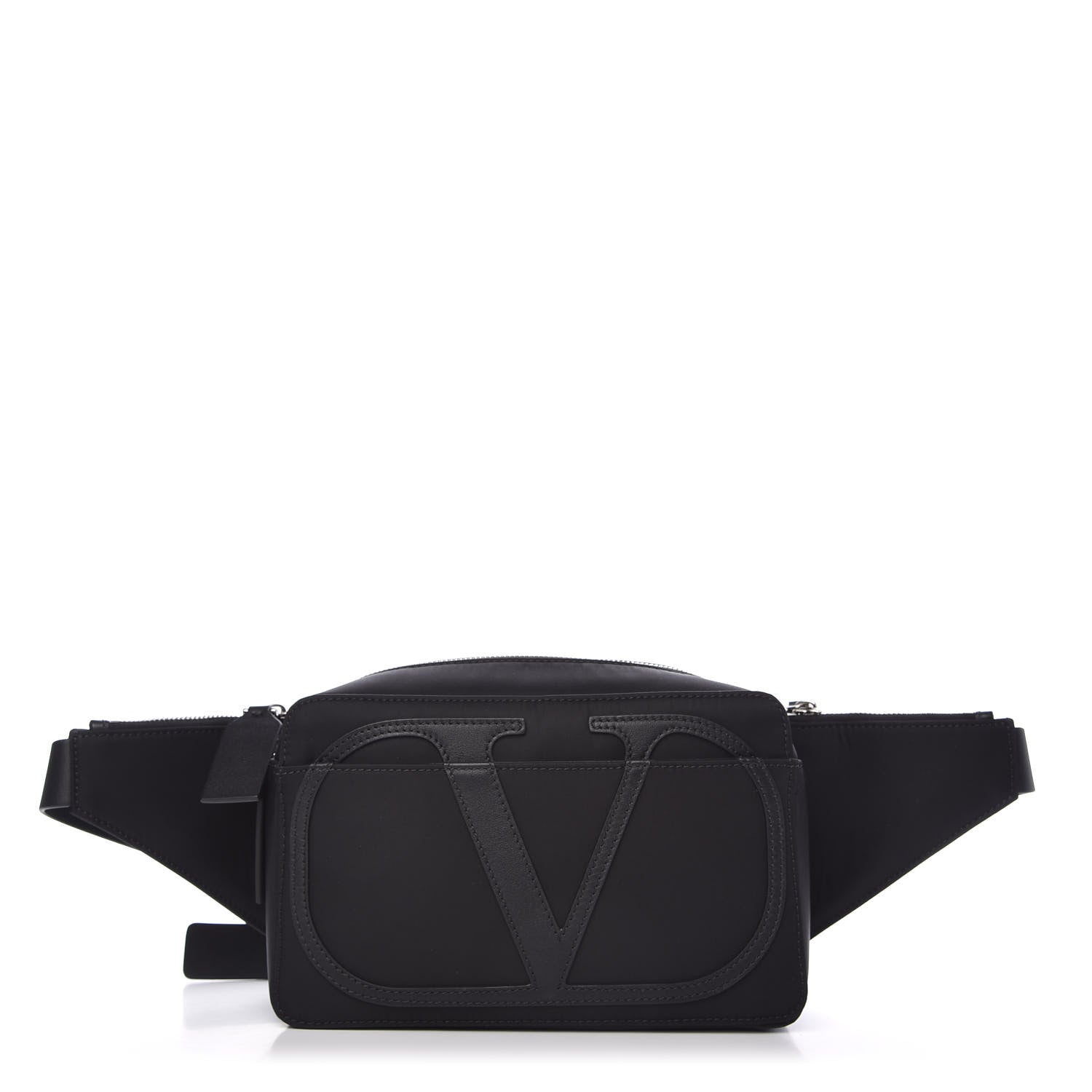 Valentino Garavani Nylon Vlogo Signature Belt Bag Black 1 of 8