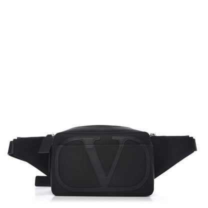 Valentino Garavani Nylon Vlogo Signature Belt Bag Black 1 of 8