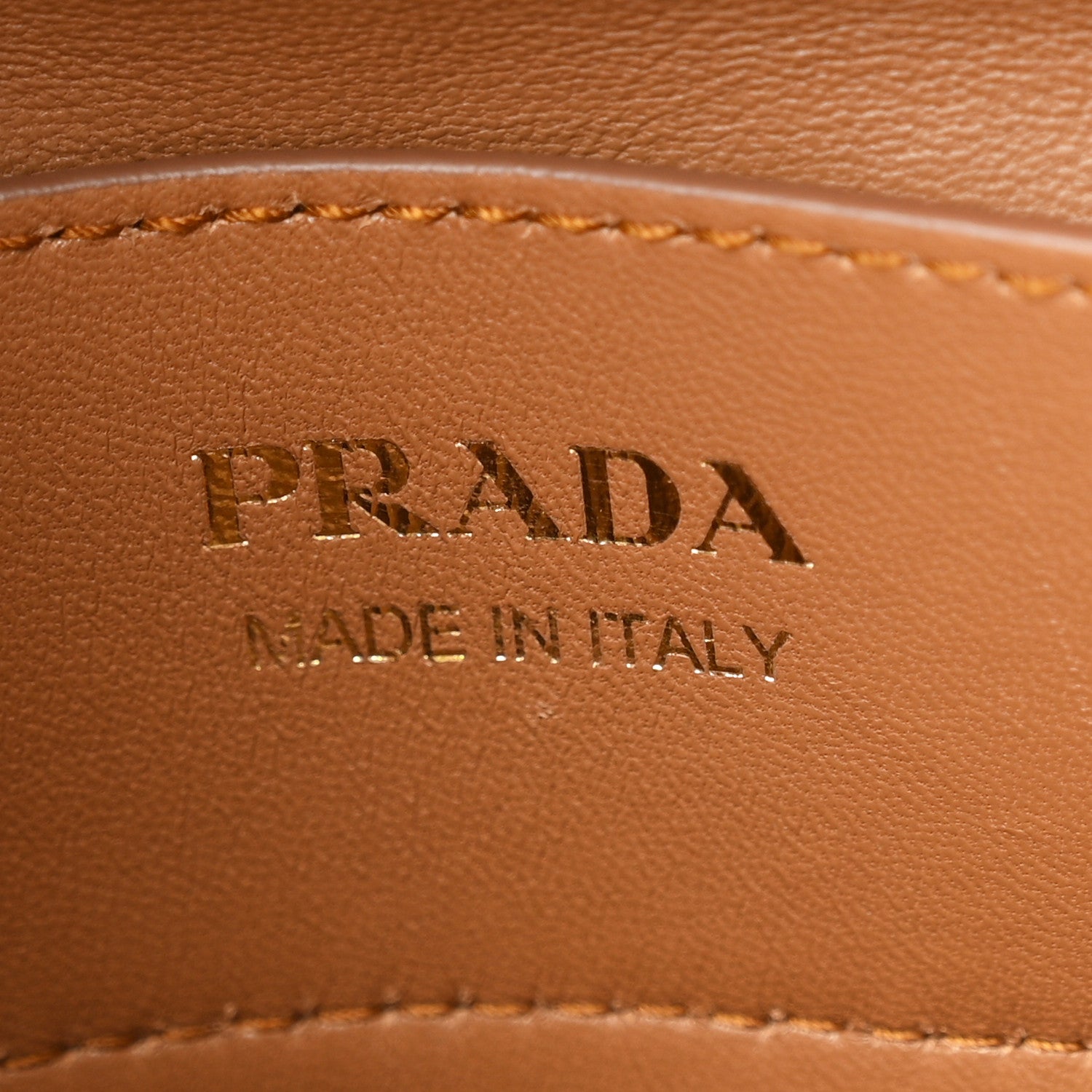 Prada Saffiano Cuir Small Double Bag Caramel 6 of 9