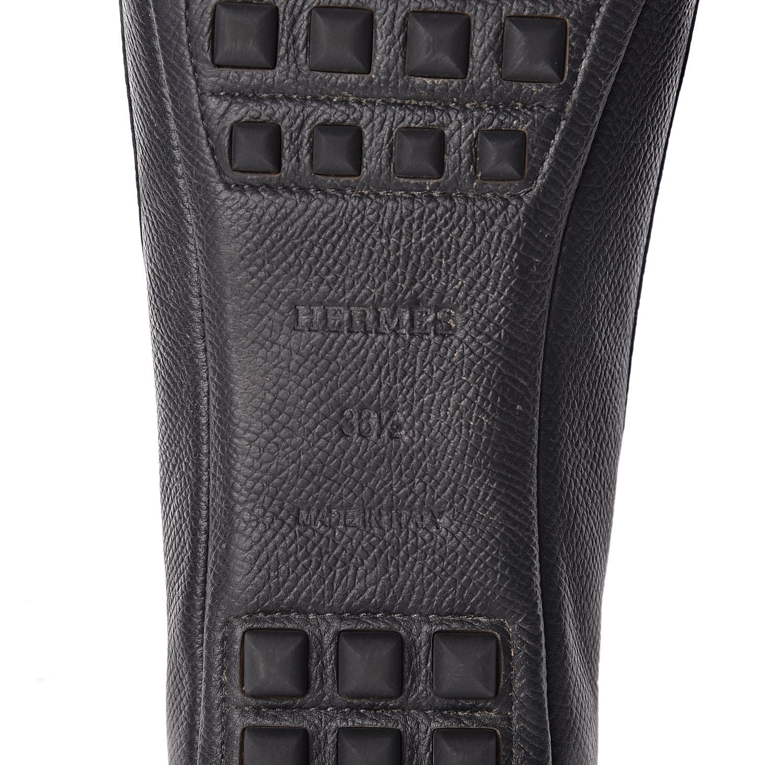 Hermes Epsom Liberty Ballerina Flats 38.5 Black 7 of 11
