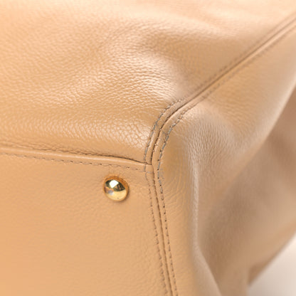 Chanel Calfskin Cerf Executive Shopper Tote Beige 11 of 15