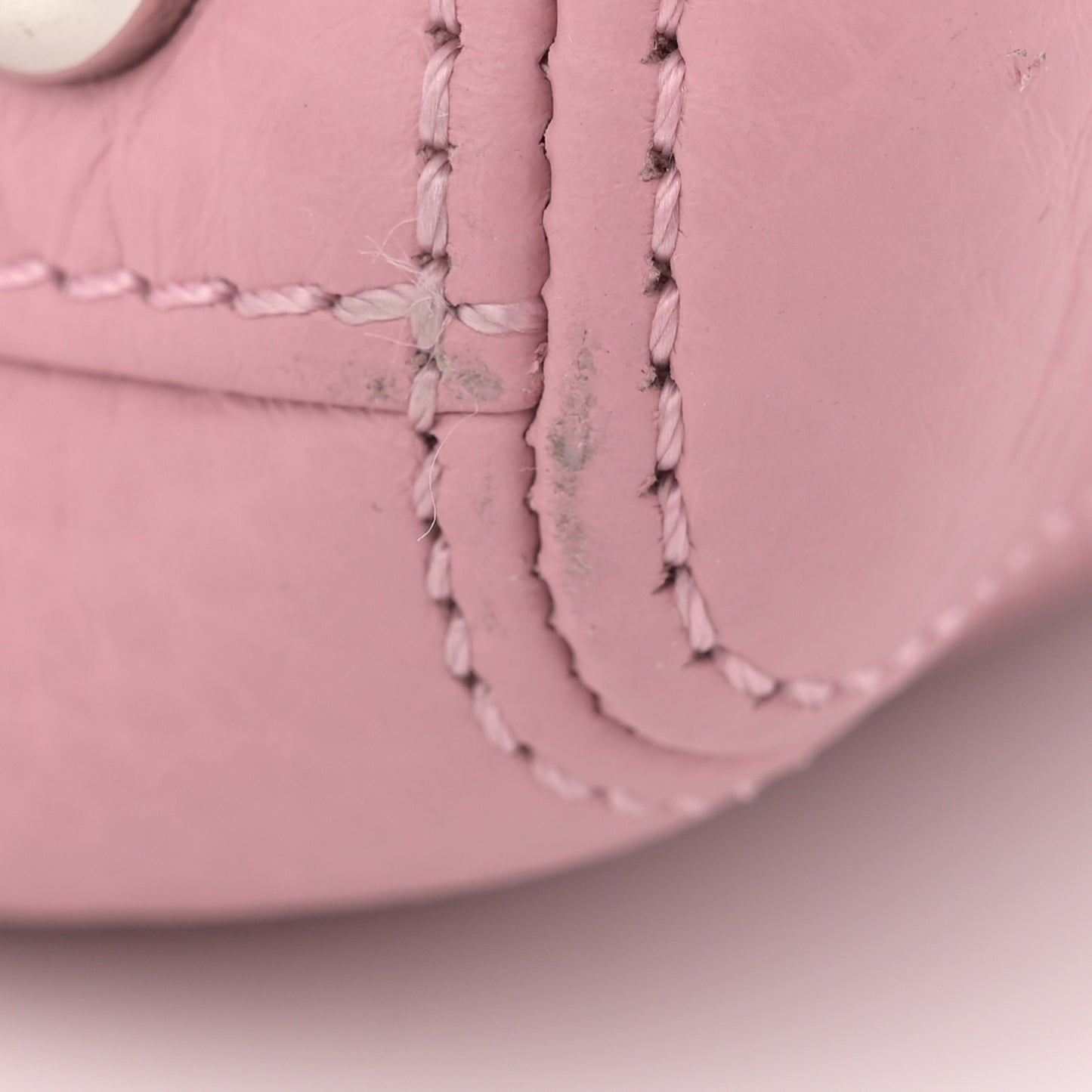 Calfskin Cerf Executive Shopper Tote Pink
