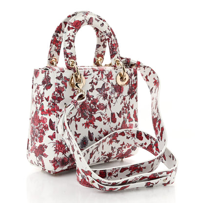 Christian Dior Calfskin Le Coeur Des Papillons Small My ABCDior Lady Dior White Multicolor 3 of 10