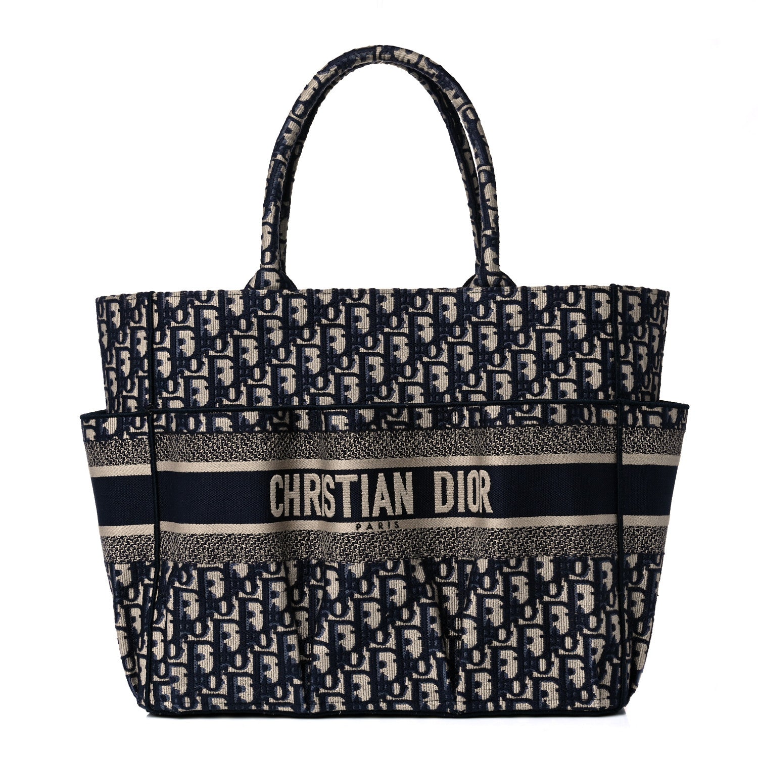 Christian Dior Oblique Catherine Tote Blue 1 of 16