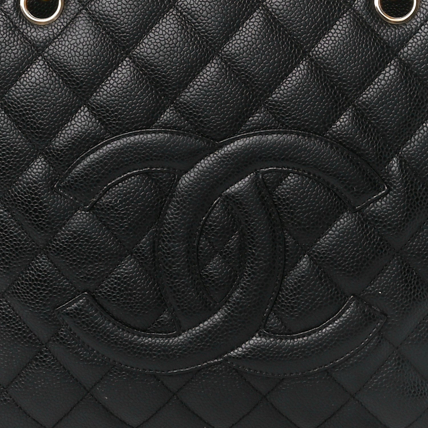 Chanel Caviar Quilted Grand Shopping Tote GST Black 8 of 14
