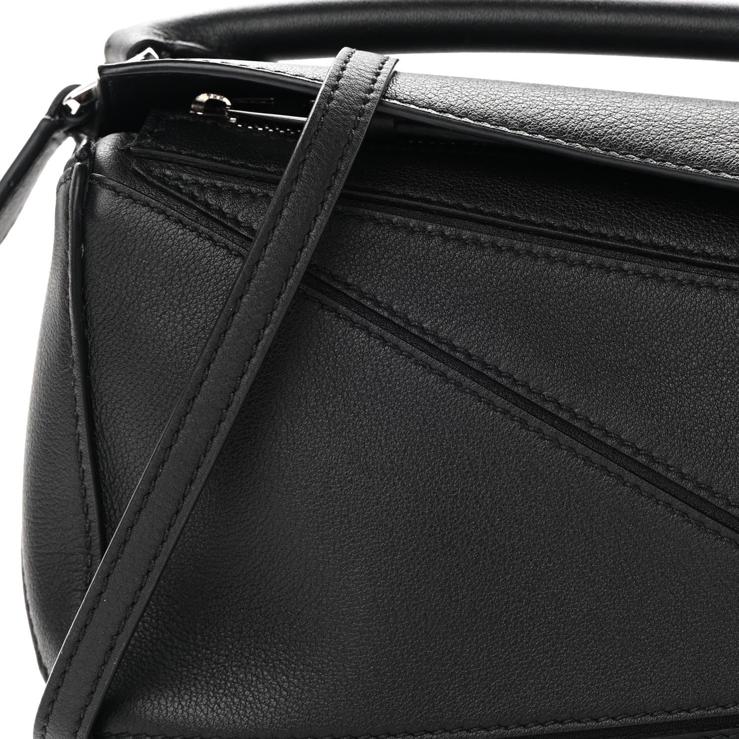 Loewe Calfskin Mini Puzzle Bag Black 7 of 9