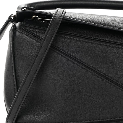 Loewe Calfskin Mini Puzzle Bag Black 7 of 9