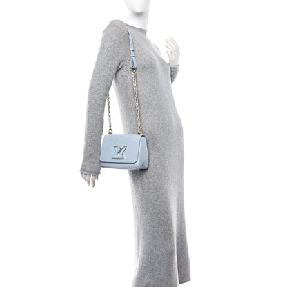 Louis Vuitton Epi Twist Shoulder Bag PM Bleu Celeste 2 of 10
