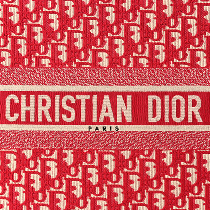 Christian Dior Oblique Book Tote Raspberry 8 of 10