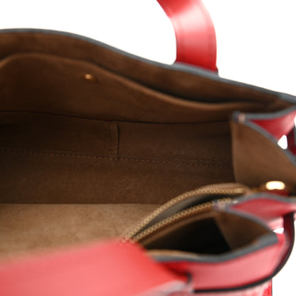 Loewe Calfskin Small Gate Tote Scarlet Red 9 of 10