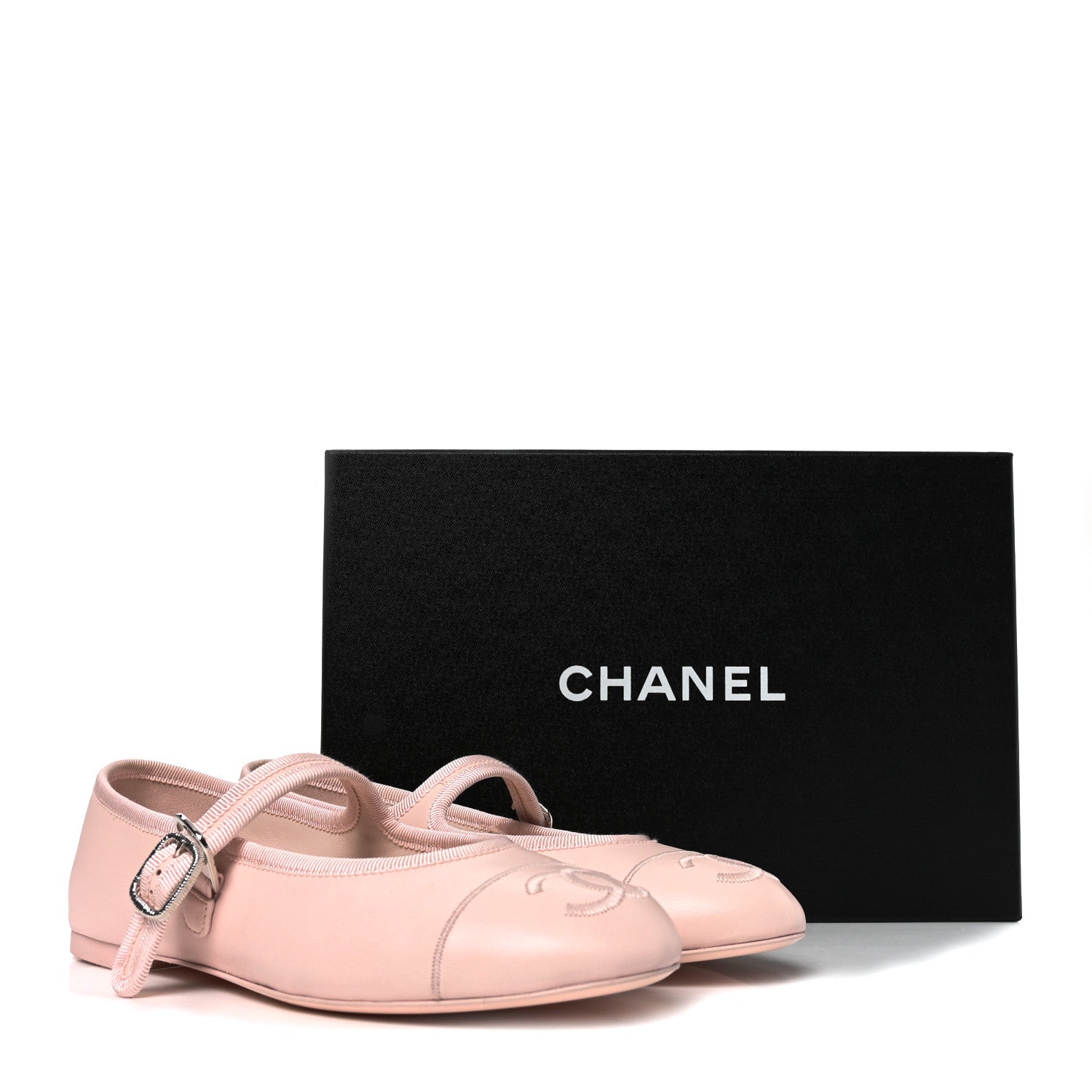 Chanel Lambskin Mary Jane Flats 38 Light Pink 1854949 – FASHIONPHILE