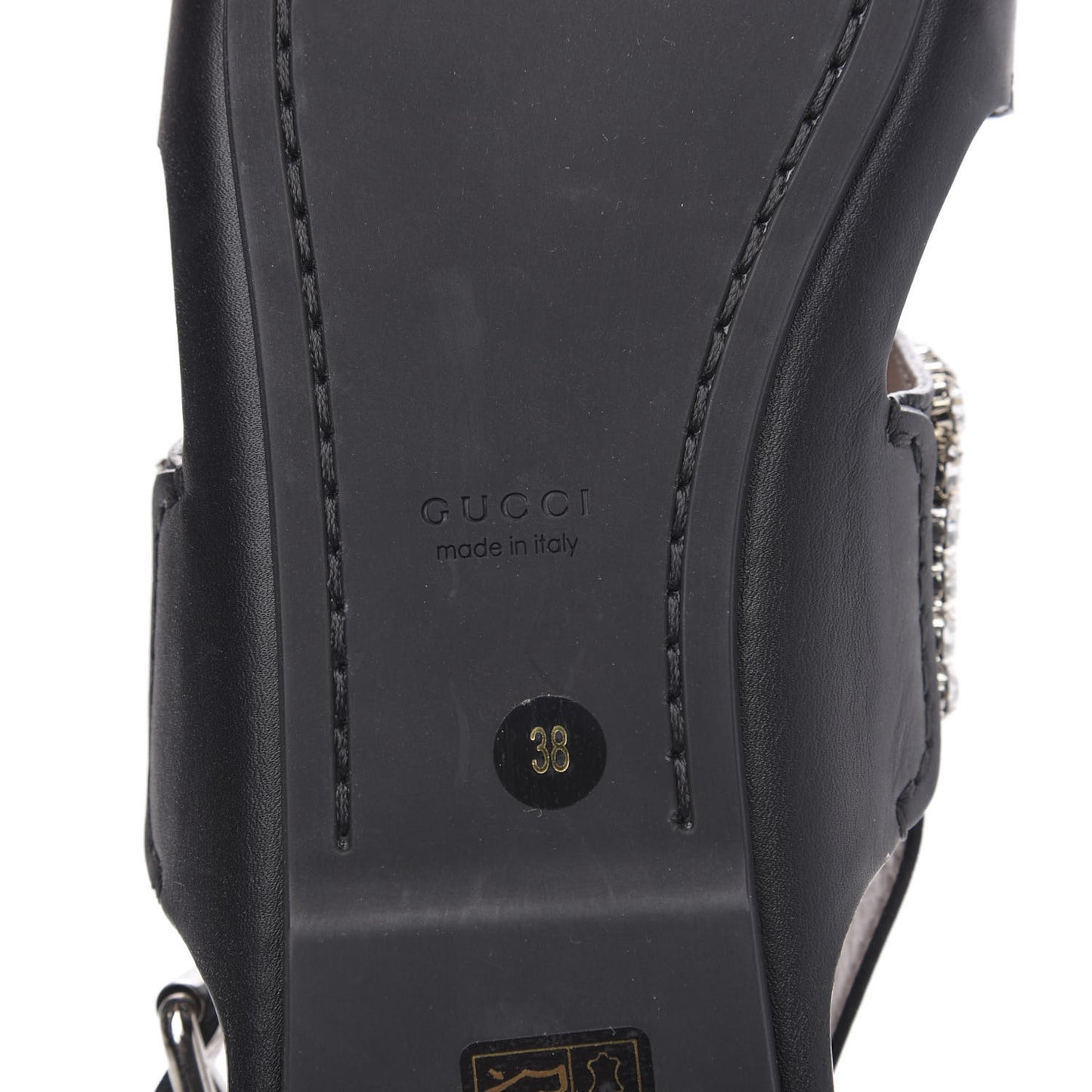 Napa Crystal Sandal 38 Black