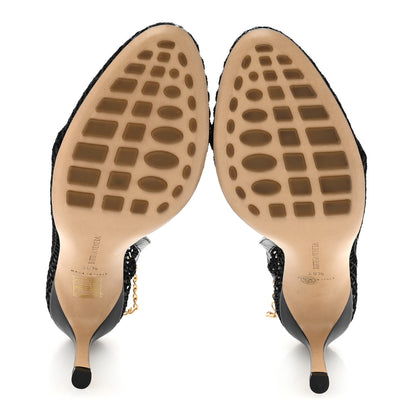 Bottega Veneta Mesh Nappa Chunky Chain Sandals 36.5 Black 6 of 12