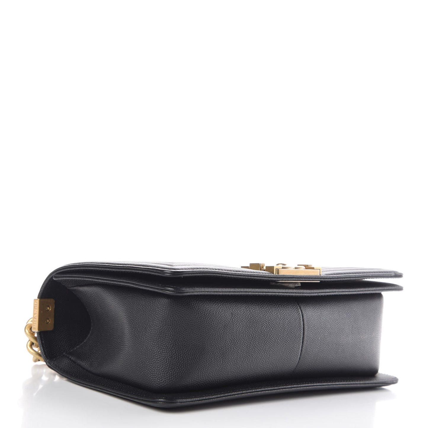 Caviar Quilted Medium Boy Flap Black